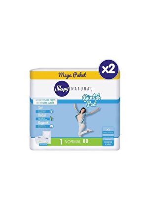 Natural Günlük Ped Normal 2X80 Adet