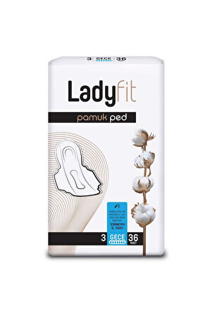Ladyfit Pamuk Ped Mega Gece 36 Ped