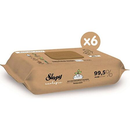 Sleepy Ecologic Yenidoğan Islak Bebek Bakım Havlusu 6X40 (240 Yaprak)