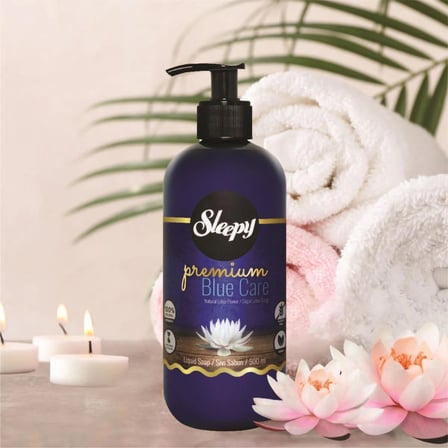 Sleepy Premium Blue Care Doğal Deniz Yosunu Sıvı Sabun 500 ml
