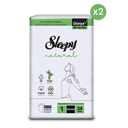 Sleepy Natural Ultra Normal Hijyenik Ped 48 Adet