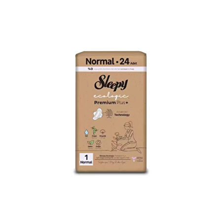 Sleepy Ecologic Premium Plus Normal Hijyenik Ped 24 Adet