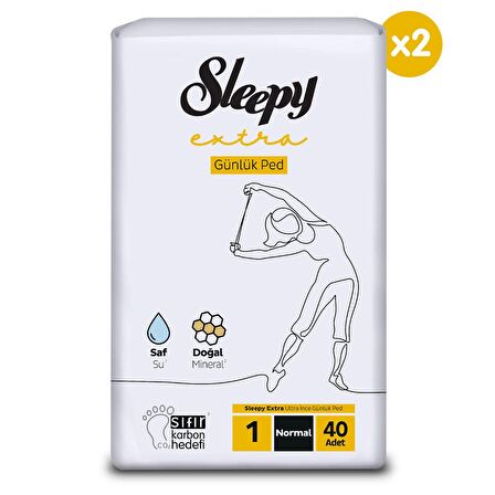 Sleepy Extra Ultra 80'li Günlük Ped