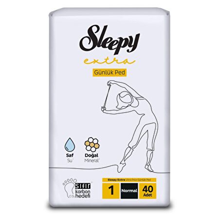 Sleepy Extra Ultra 40'lı Günlük Ped