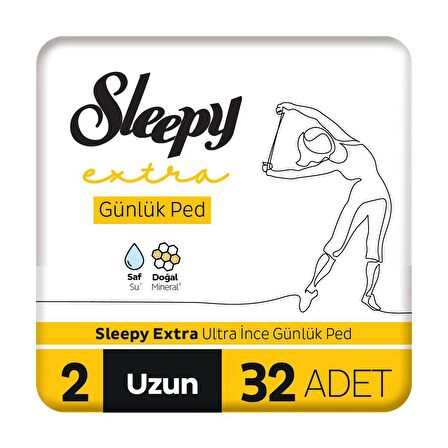 Sleepy Extra Ultra 32'li Günlük Ped