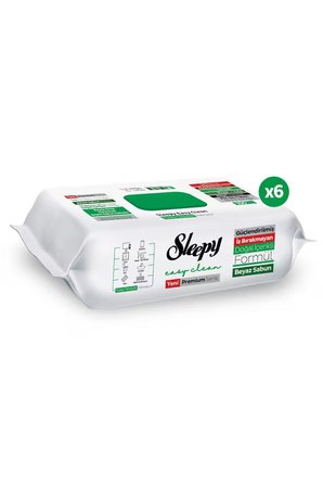 Sleepy Easy Clean Premium Beyaz Sabun Katkılı Yüzey Temizlik Havlusu Mendili 6x100 (600 Yaprak)