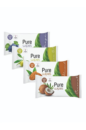 Pure Wipes Islak Havlu 4x50 (200 Yaprak)