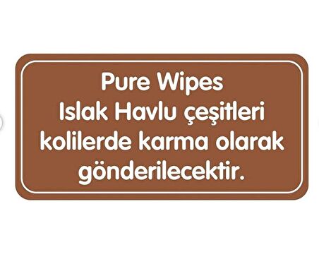  Pure Baby Wipes Islak Havlu Mendil 50 Yaprak Tekli Paket (Meyveli) 