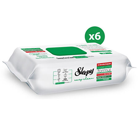 Sleepy Easy Clean Yüzey Temizlik Havlusu 6X50 (300 Yaprak)