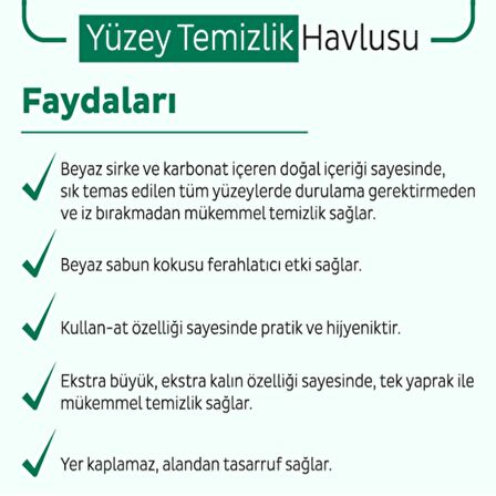 Sleepy Easy Clean 50 li Yüzey Temizlik Havlusu 3 ADET