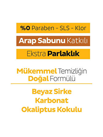 Sleepy Easy Clean Arap Sabunu Katkılı Yüzey Temizlik Havlusu&Mendili 6x100 (600 Yaprak)