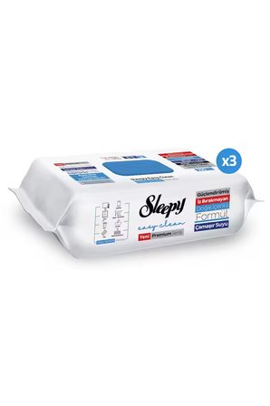 Sleepy Easy Clean Premium Çamaşır Suyu Katkılı Yüzey Temizlik Havlusu Mendili 3x100 (300 Yaprak)