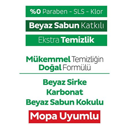 Sleepy Easy Clean Beyaz Sabun Katkılı Mopa Uyumlu Yüzey Temizlik Havlusu 80 Yaprak