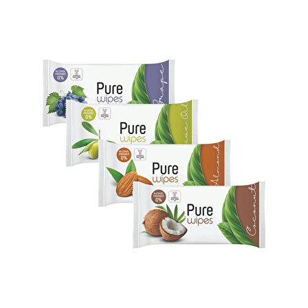 Pure Baby Meyveli Karma 50 Yaprak 36'lı Paket Islak Havlu