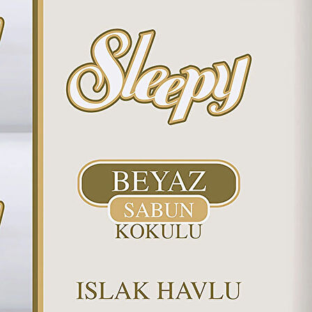 Sleepy Islak Havlu Beyaz Sabun Koku 4x90 Adet