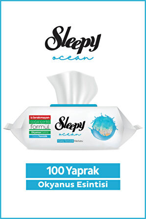 Sleepy Ocean Yüzey Temizlik Havlusu&Mendili Okyanus Ferahlığı 100 Yaprak