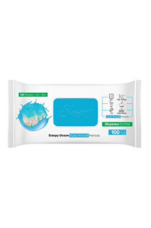 Sleepy Ocean Yüzey Temizlik Havlusu&Mendili Okyanus Ferahlığı 100 Yaprak