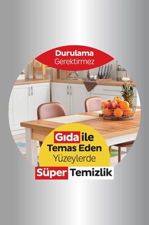 Sleepy Easy Clean Süper Yüzey Temizlik Mutfak Havlusu&Mendili Limon Yağlı 50 Yaprak