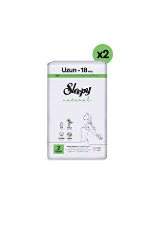 Sleepy Natural Ultra Hassas Hijyenik Ped Uzun 36 Adet