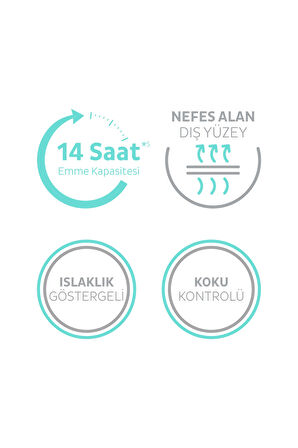 Sleepy Sensitive Antibakteriyel Emici Külot Xlarge 30 Adet