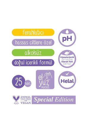 Sleepy Herbal Kişisel Bakım Havlusu Çanta Boy 25 Yaprak