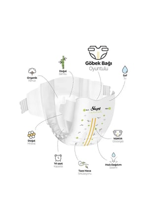 Sleepy Natural Double Soft Mega Fırsat Paketi Bebek Bezi 2 Numara Mini 192 Adet
