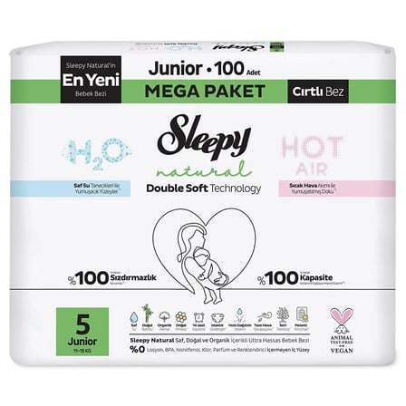 Sleepy D.S Natural Mega 5 Beden 100 Adet