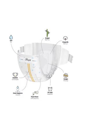 Sleepy Bio Natural Premium Plus Airbag Comfort Avantaj Paketi Bebek Bezi 5 Numara Junior 80 Adet