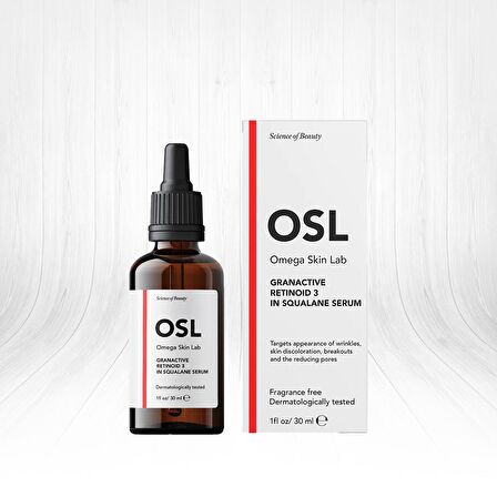 Osl Omega Skin Lab Granactiıve Retinoid %3 In Squalene Serum 30 ml