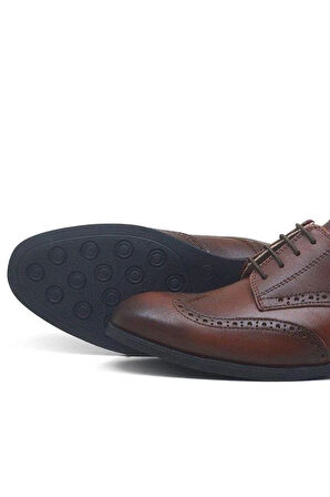 Rakerplus Titan Hakiki Deri Taba Klasik Erkek Genç Ayakkabısı