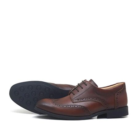 Titan Hakiki Deri Taba Klasik Erkek Çocuk Ayakkabısı