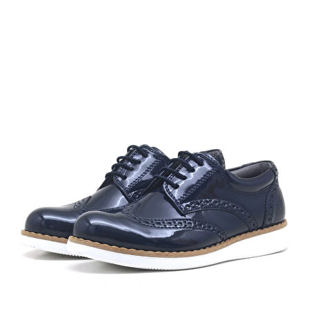 Rakerplus Hidra Rugan Yüksek Beyaz Taban Erkek Çocuk Abiye Ayakkabı