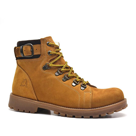 Rakerplus Griffon Hakiki Deri Sarı Kürklü Çocuk Bot