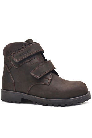 Rakerplus Sentor Hakiki Deri Kahverengi Cırtlı Erkek Genç Bot