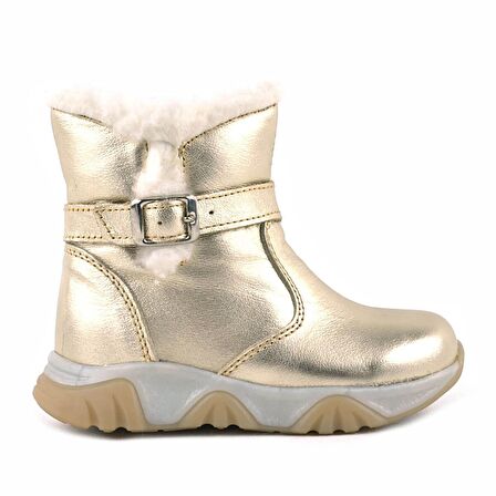 Deriden Parlak Altın Rengi Çocuk Bot