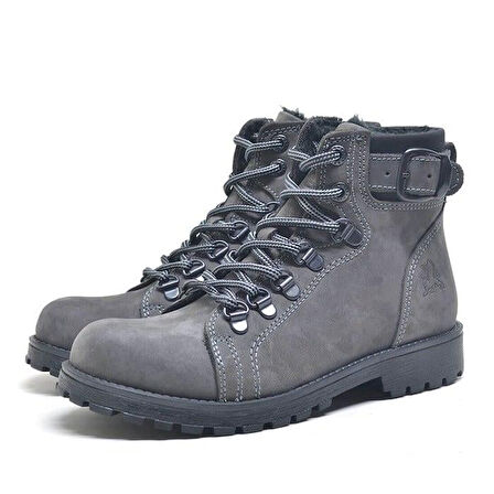 Rakerplus Griffon Hakiki Deri Fermuarlı Kışlık Unisex Çocuk Bot