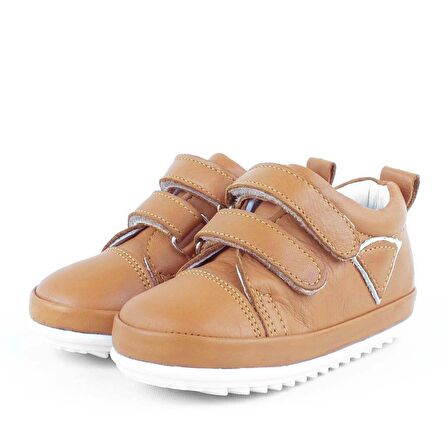 Yumuşak Hakiki Deri Taba İlk Adım Bebek Ayakkabısı