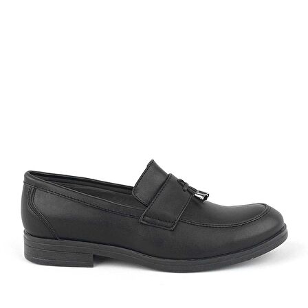 Rakerplus Loafer Siyah Erkek Klasik Çocuk Ayakkabı