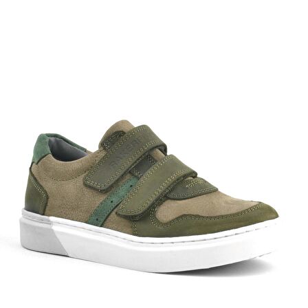 Hakiki Deri Haki Cırtlı Erkek Çocuk Sneaker