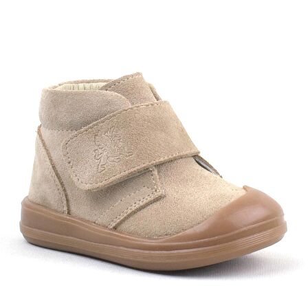 Rakerplus Hakiki Deri Vizon Cırtlı Unisex Bebek Bot