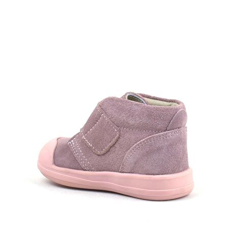 Rakerplus Hakiki Deri Pembe Cırtlı Kız Bebek Bot