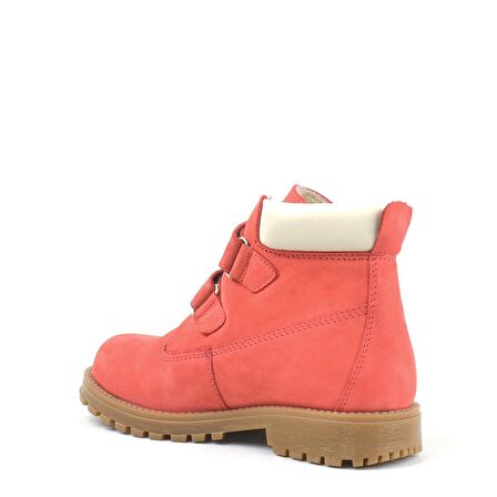 Rakerplus Hakiki Deri Kırmızı Cırtlı Çocuk Bot