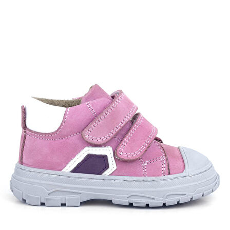 Rakerplus Tails Hakiki Deri Pembe Cırtlı Çocuk Spor Bot