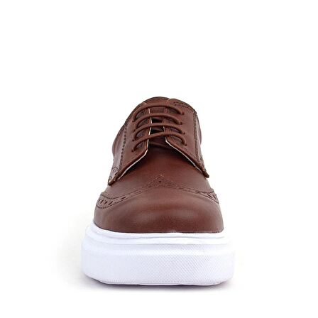 Rakerplus Taba Beyaz Taban Oxford Çocuk Klasik Ayakkabı