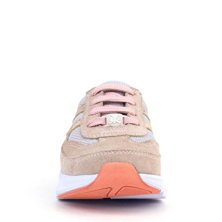 Rakerplus Hakiki Deri Anatomik Pudra Bağcıklı Hafif Çocuk Spor Ayakkabı