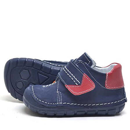 Rakerplus Popeye Hakiki Deri Lacivert İlk Adım Unisex Bebek Ayakkabısı