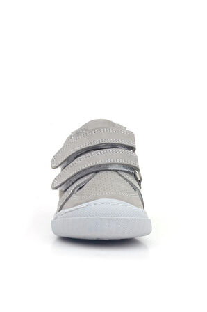 Rakerplus Raya Hakiki Deri Gri Sarı Cırtlı Erkek Bebek Bot