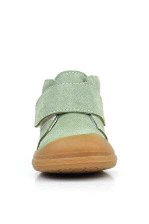 Rakerplus Yoohoo Hakiki Deri Açık Yeşil Cırtlı Unisex Bebek Bot