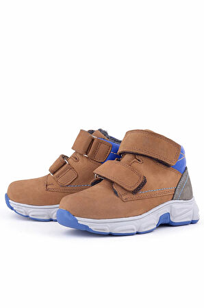 Rakerplus Pixel Hakiki Deri Taba Cırtlı Bebek Spor Bot Ayakkabı