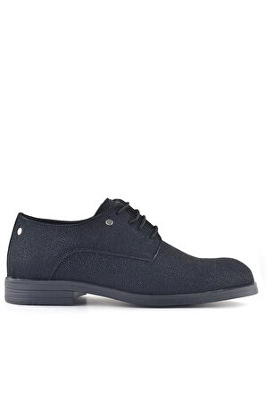 Rakerplus Siyah Simli Bağcıklı Metal Detaylı Klasik Çocuk Ayakkabı